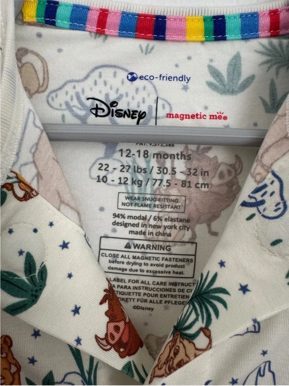 Magnetic Me x Disney Lion King Modal Footie